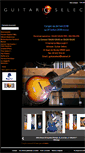 Mobile Screenshot of guitarselect.fr